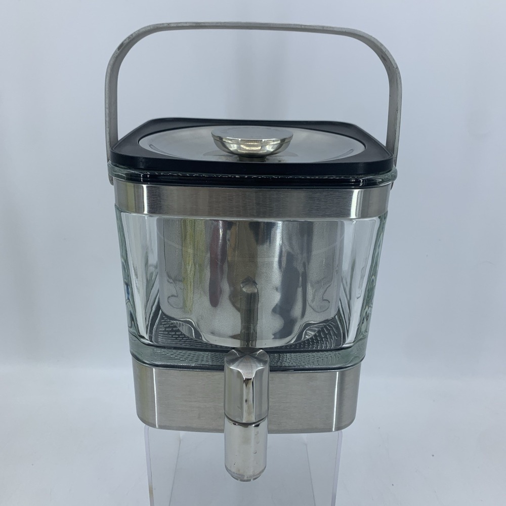 Kitchen Aid 1919 Cold Brew Coffee Maker Glass Stainless Steel Clean Tested